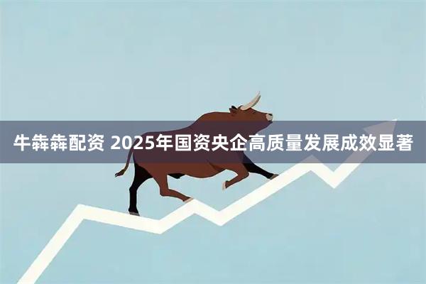 牛犇犇配资 2025年国资央企高质量发展成效显著